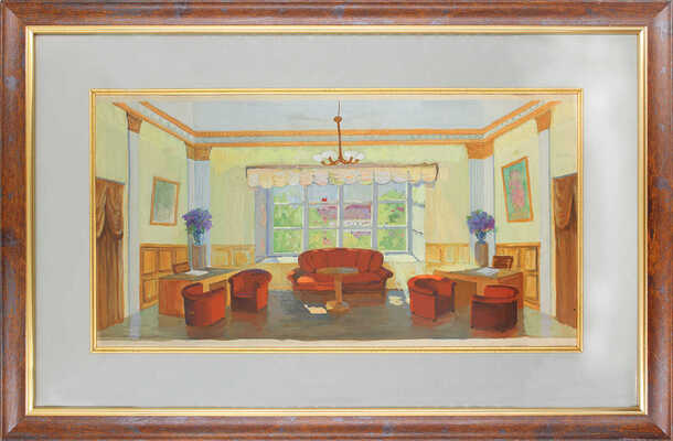 Трошина-Дейнеко Елена Николаевна. ­Эскиз интерьера 